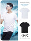 O.K.Z Waterproof and Stain Resistant Men T-shirt - White